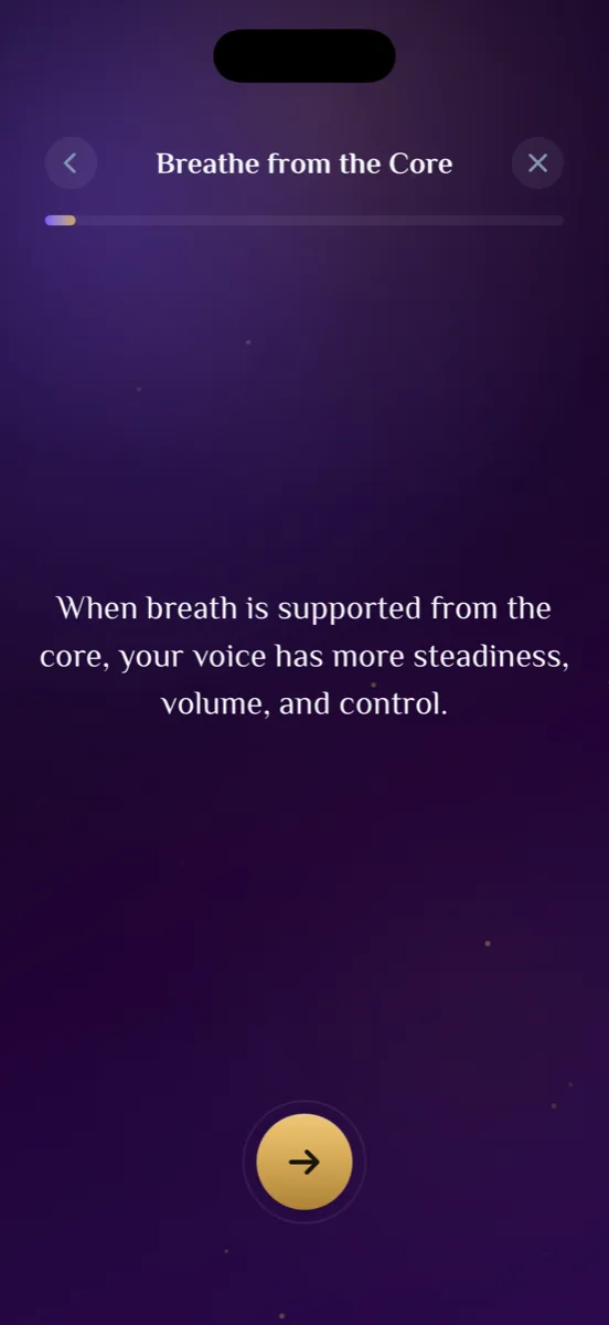 Orator active speaking lesson