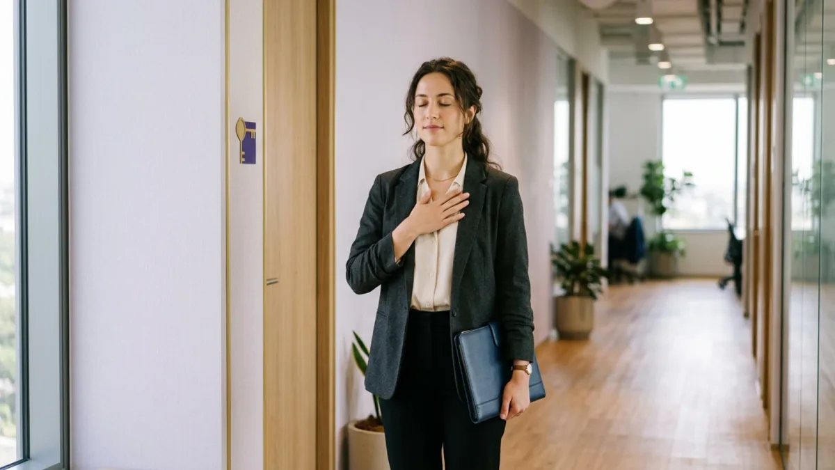 How to calm interview nerves