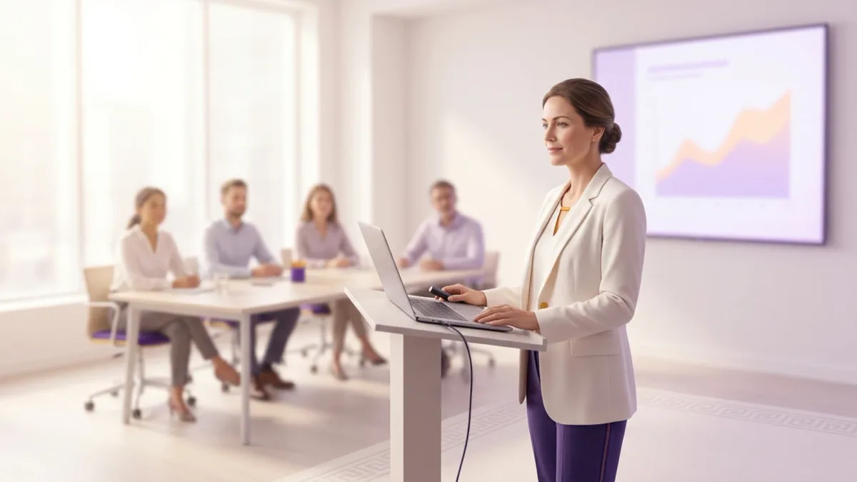 How to calm presentation nerves