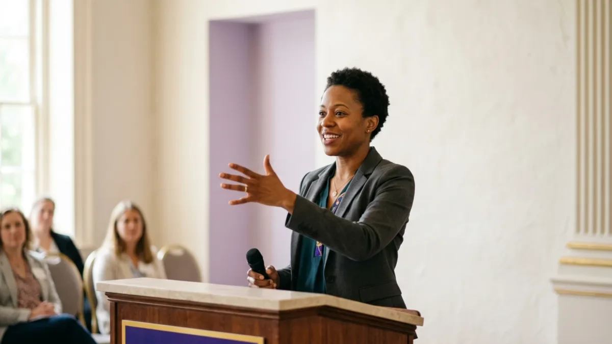 What to do with your hands when public speaking